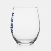 Abschluss für Gewohnheitspsychologie, Funny Psycho Weinglas Ohne Stiel (Links)