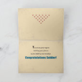 Abschluss für Grundausbildung der Armee, Militärso Karte (Innenseite)