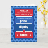 Abschluss für Grundschulungen der Nationalgarde Karte (Gelbe Blume)