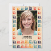 Abschluss für hintere Muster-Fotos des mittleren J Einladung (Vorderseite)