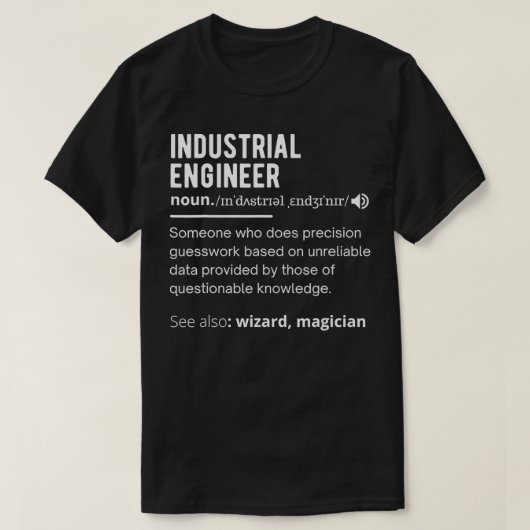 Abschluss für Industrietechnik T-Shirt (Design vorne)