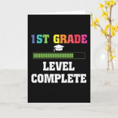 Abschluss für Kinder der 1. Klasse Karte (Gelbe Blume)