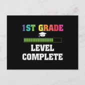 Abschluss für Kinder der 1. Klasse Postkarte (Vorderseite)