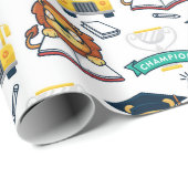 Abschluss für Kinder Geschenkpapier (Rolleneckpunkt)