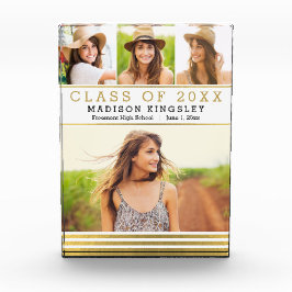 Abschluss für klassische Streifen Fotoblock