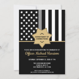 Abschluss für Korrekturhilfe dünne Silberlinie Einladung