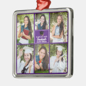 Abschluss für lila Bildbearbeitungssoftware Ornament Aus Metall (Links)