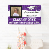 Abschluss für lila Weißes Foto Banner (Insitu)