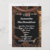 Abschluss für maschinelle Foto Einladung (Rückseite)