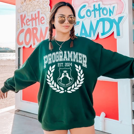 Abschluss für maßgeschneiderte Programmierer 2024  Sweatshirt