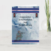 Abschluss für Meeresbootlager Karte (Vorderseite)