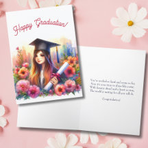 Abschluss für Mittelschüler und High School Girl H