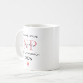 Abschluss für Nurse Practitioner 2026 personalisie Kaffeetasse (Vorderseite Links)