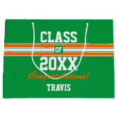 Abschluss für Orangen- und Grünschüler Große Geschenktüte (Vorderseite)