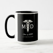 Abschluss für personalisierte Ärztin Tasse (Links)