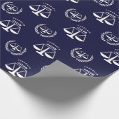 Abschluss für personalisierte Jura Geschenkpapier (Ecke)