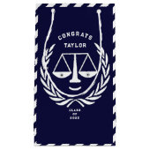 Abschluss für personalisierte Jura Kleine Geschenktüte (Vorderseite)