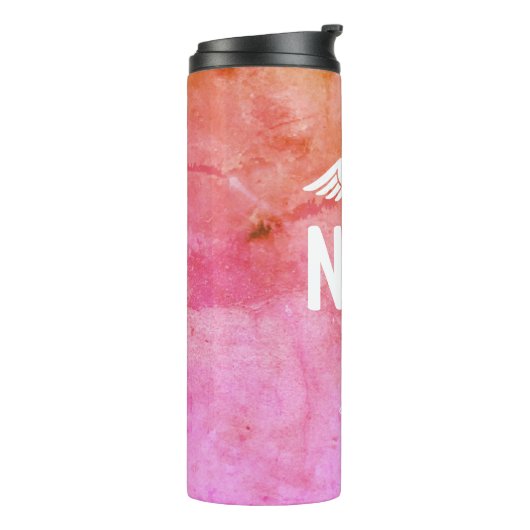 Abschluss für personalisierte Krankenpfleger Thermosbecher (Nach links gedreht)