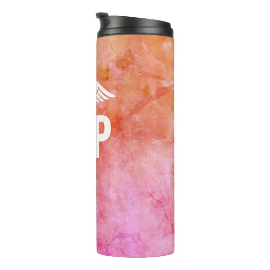 Abschluss für personalisierte Krankenpfleger Thermosbecher (Nach rechts gedreht)