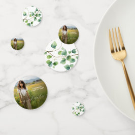 Abschluss für personalisiertes Foto Konfetti