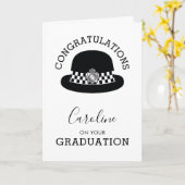 Abschluss für Polizeibeamte | Auslaufen Karte (Gelbe Blume)