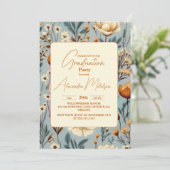 Abschluss für Retro-Frühjahrsvortriebsvorschüsse Einladung (Stehend Vorderseite)