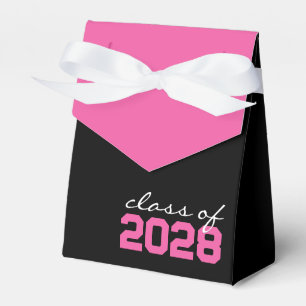 Abschluss für Schwarz und Heiß Rosa - Vorzüge Geschenkschachtel