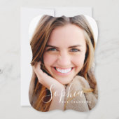 Abschluss für Skript-Foto Einladung (Vorderseite)