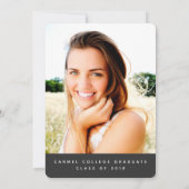 Abschluss für Skript-Foto Einladung (Rückseite)