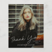 Abschluss für Skript-Foto mit Budget Dankeschön Ka (Vorderseite)