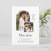 Abschluss für Skriptüberlagerung für Schwarz-weiße Ankündigung (Stehend Vorderseite)