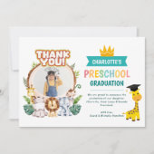 Abschluss für tierisches Foto Einladung (Vorderseite)