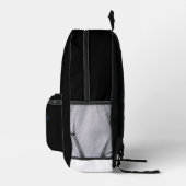 Abschluss für Topper Text, der Elegant gedruckt ha Bedruckter Rucksack (Rechts)