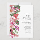 Abschluss für tropisches Foto Einladung (Vorderseite)