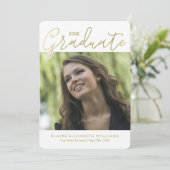 Abschluss für Typografie Ankündigung (Stehend Vorderseite)