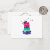 Abschluss für Uni Mitteilungskarte (Vorderseite/Rückseite Beispiel)