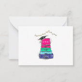 Abschluss für Uni Mitteilungskarte (Vorderseite)