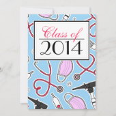 Abschluss für Veterinärtechniker Einladung (Vorderseite)