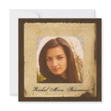 Abschluss für Vintages Papierpapier Foto