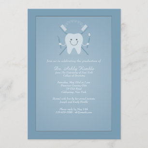 Abschluss für Zahngesundheit Einladung