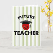 Abschluss Future Teacher Karte (Gelbe Blume)