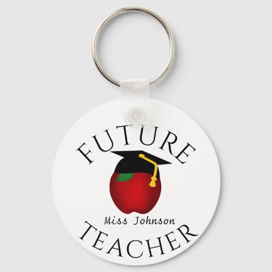 Abschluss Future Teacher Schlüsselanhänger (Vorderseite)