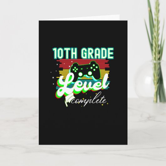 Abschluss Gamer Abschluss der 10. Klasse Karte (Vorderseite)