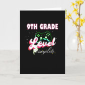 Abschluss Gamer Abschluss der 9. Klasse Karte (Gelbe Blume)