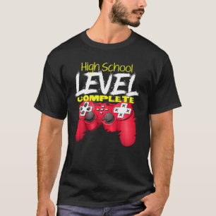 Abschluss-Gamer-Videospiele auf High School-Ebene T-Shirt