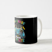 Abschluss Gaming Gamer der dritten Stufe Kaffeetasse (VorderseiteRechts)