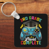 Abschluss Gaming Gamer der dritten Stufe Schlüsselanhänger (Vorderseite)