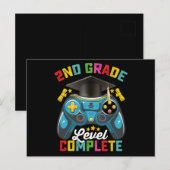 Abschluss Gaming Gamer der zweiten Stufe Postkarte (Vorne/Hinten)