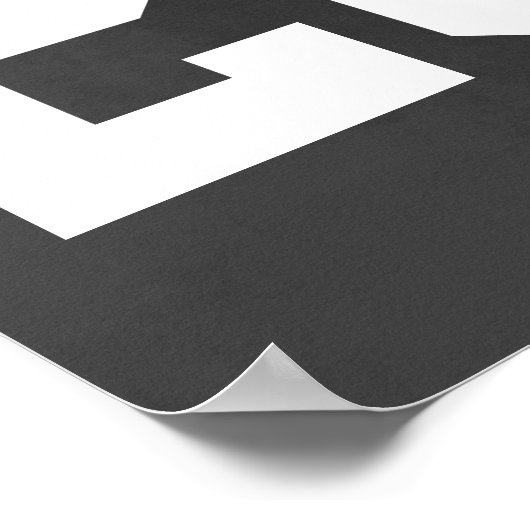 Abschluss Gästebuch Alternative Signature Poster (Ecke)