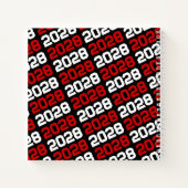 Abschluss Gästebuch mit schwarzem Foto Notizblock (Rückseite)